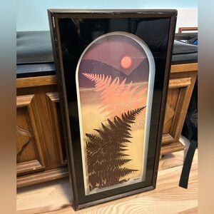 Vintage Virgil Thrasher Ferns Lithograph Art